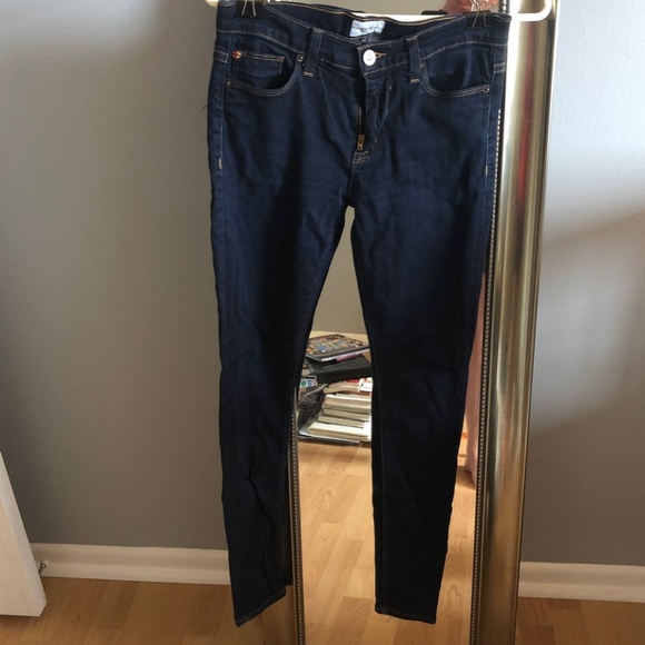 Hudson Skinny Dark Wash Jeans - Picture 1 of 5
